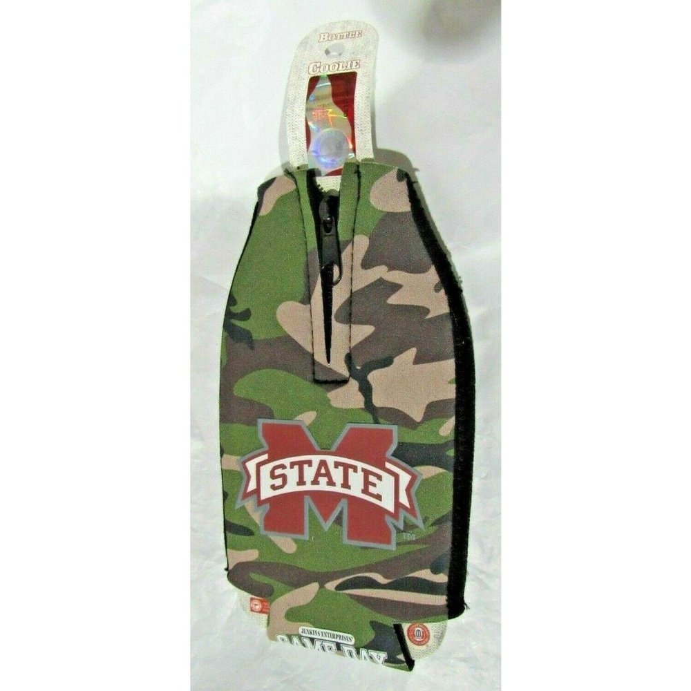 Mississippi State Bulldogs Camo Bottle Coolie